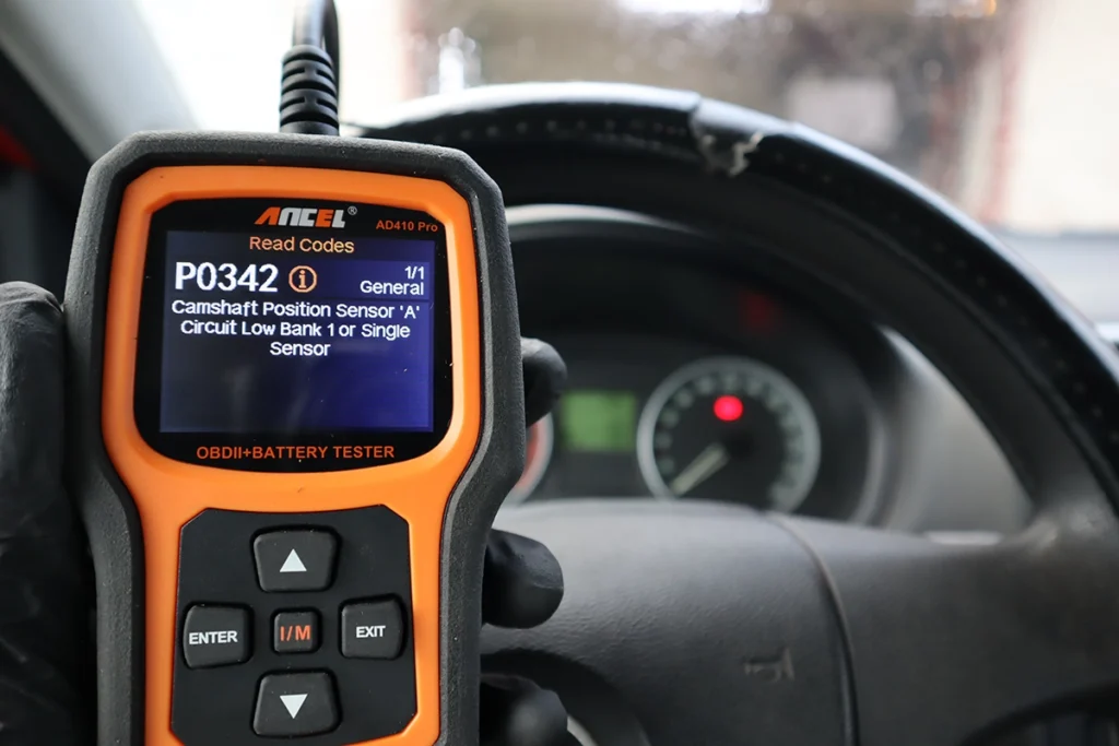 Ancel AD410 PRO fault code scan
